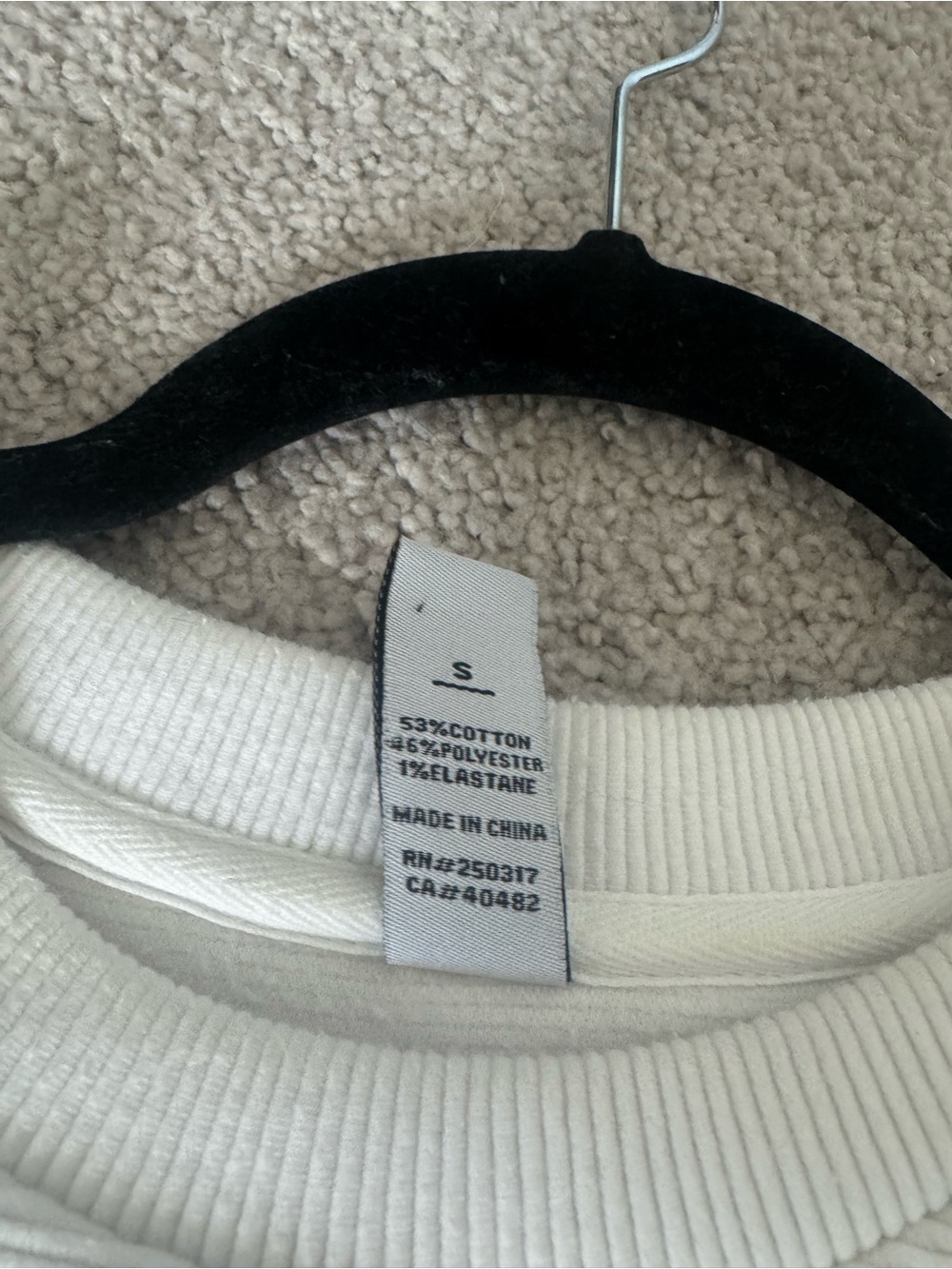 Varley Manning Sweatshirt White Small - Picture 9 of 9